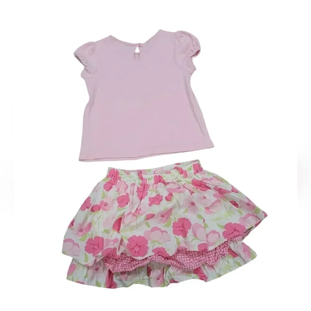Gymboree girls skirt set
